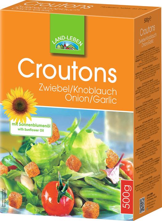 Produktbild Land-Leben Croutons Zwiebeln/Knoblauch 500g (500 g)