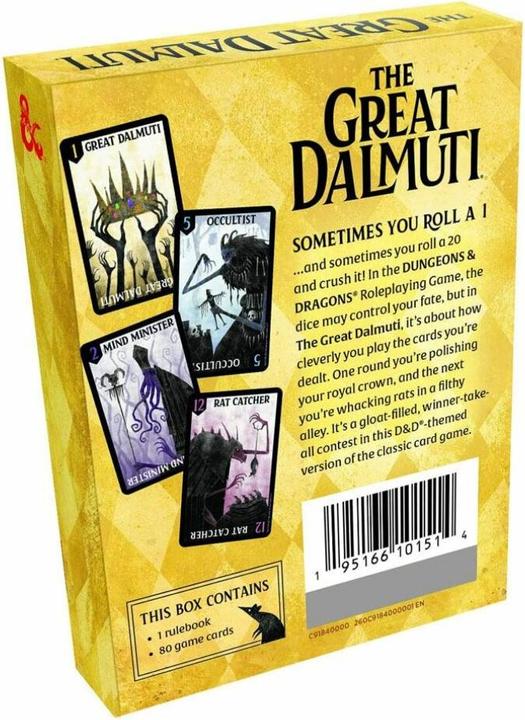 Immagine prodotto Wizards of the Coast Il Grande Dalmuti: Dungeons & Dragons (Inglese)