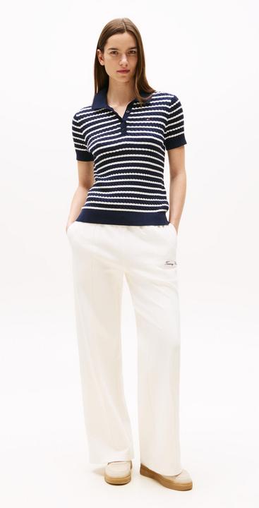 Produktbild Tommy Hilfiger Polohemd Kabelpullover (L)