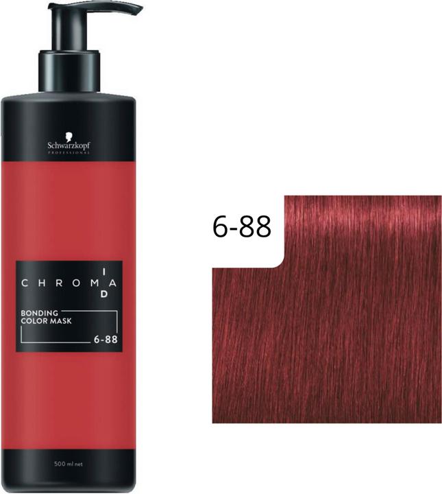 Image du produit Schwarzkopf Professional Chroma ID Bonding Color Mask 6-88 Blond foncé Extra Rouge (300 ml)