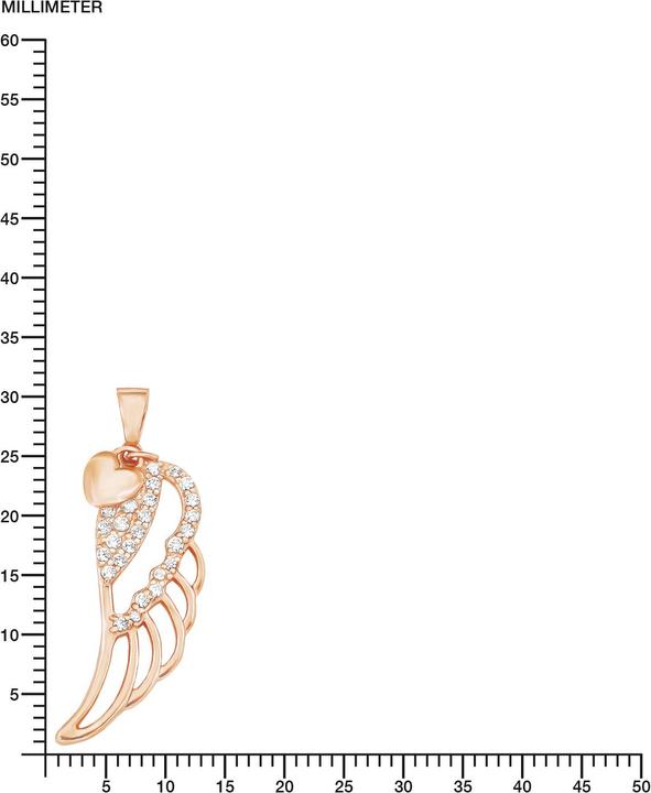 Produktbild Amor Flügel (Zirkonia, Silber)