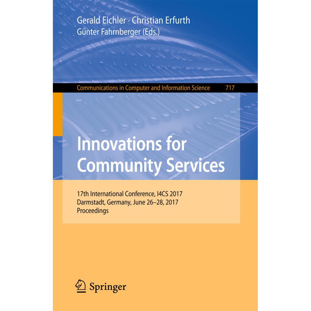 Thumbnail - Innovations for Community Services, Fachbücher von Christian Erfurth, Günter Fahrnberger, Gerald Eichler