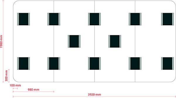 Actual product image smiT Design XXL whiteboard VisuWall