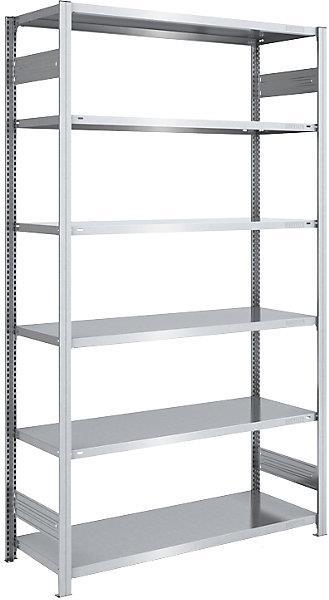 Actual product image eurokraft pro Storage boltless shelving unit, galvanised