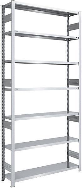 Actual product image Hofe Heavy duty boltless shelving, galvanized, both sides