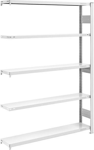 Image du produit Hofe Rayonnage emboîtable pour charges lourdes, gris, double face