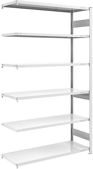 Produktbild Hofe Schwerlast-Steckregal, grau, beidseitig