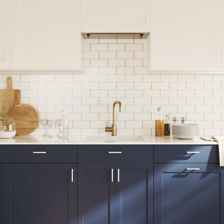 Produktbild vidaXL Möbelgriffe 10 Stk. Schwarz 96 mm Edelstahl,Farbe