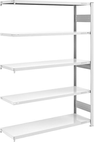 Image du produit Hofe Rayonnage emboîtable pour charges lourdes, gris, double face