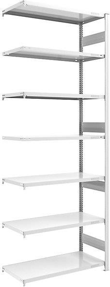 Image du produit Hofe Rayonnage emboîtable pour charges lourdes, gris, double face