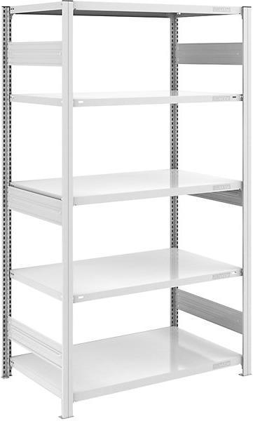 Image du produit Hofe Rayonnage emboîtable pour charges lourdes, gris, double face