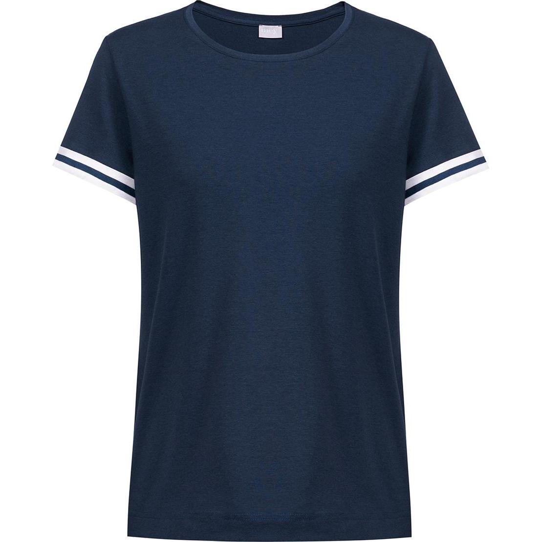 Thumbnail - Mey, Damen, Pyjama, Tessie Schlafanzug Oberteil, Blau, (XS)