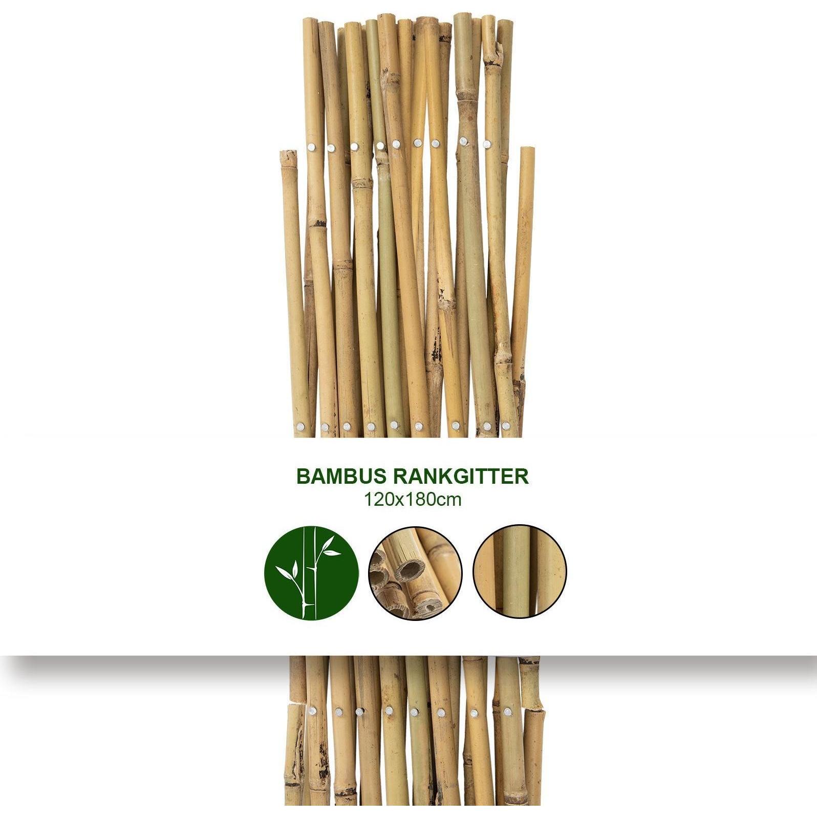 Karat, Pflanzen Zubehör, Ausziehbar Natur BambusRankgitter 120x180 cm (120 cm, 180 cm)