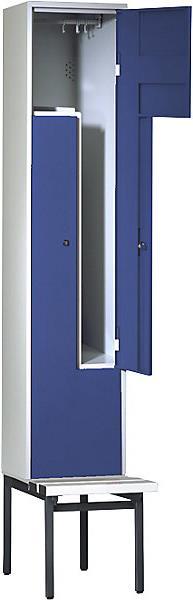 Image du produit Vestiaire Z avec banc (40 cm, 214 cm)