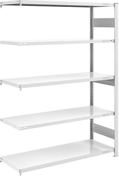 Image du produit Hofe Rayonnage emboîtable pour charges lourdes, gris, double face