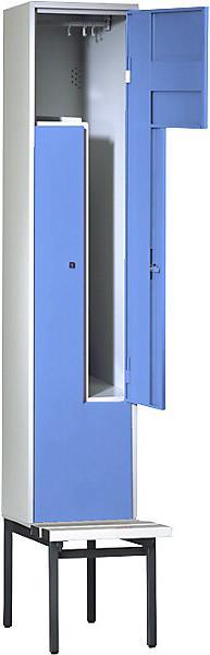 Image du produit Vestiaire Z avec banc (40 cm, 214 cm)