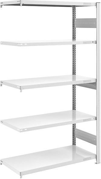 Immagine prodotto Hofe Scaffale senza viti per carichi pesanti, grigio, su entrambi i lati