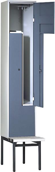 Image du produit Vestiaire Z avec banc (40 cm, 214 cm)