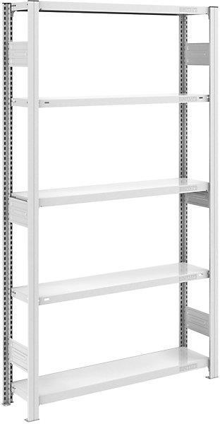 Image du produit Hofe Rayonnage emboîtable pour charges lourdes, gris, double face