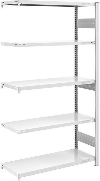 Image du produit Hofe Rayonnage emboîtable pour charges lourdes, gris, double face