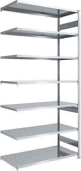 Actual product image eurokraft pro Storage boltless shelving unit, galvanised
