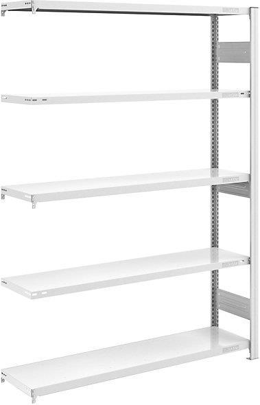 Image du produit Hofe Rayonnage emboîtable pour charges lourdes, gris, double face