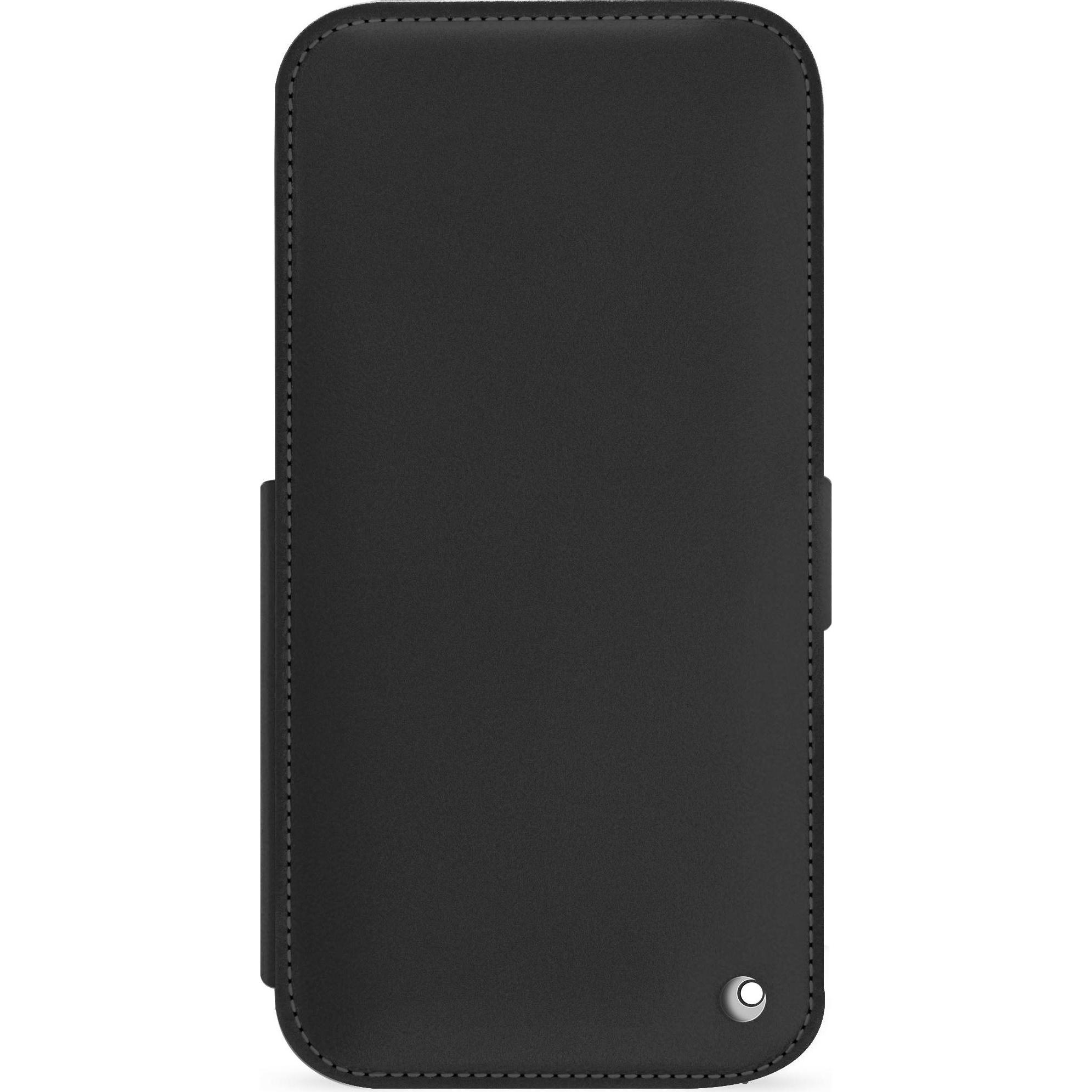 Thumbnail - Noreve Lederschutzhülle horizontal (Apple iPhone 15), Smartphone Hülle, Schwarz