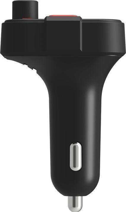 Actual product image Savio FM Transmitter Bluetooth 5.3 QC 3.0 Charger LED Display Bass Boost TR-15 schw