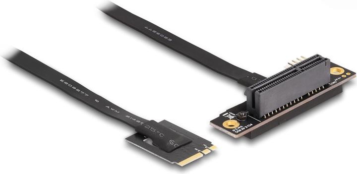 Produktbild Delock M.2 Key A+E zu PCIe x4 NVMe Adapter gewinkelt mit 20 cm Kabel
