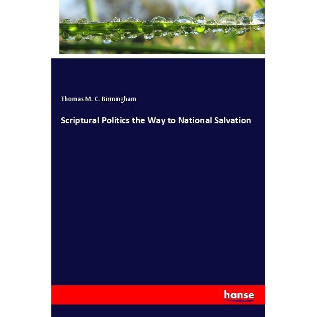 Scriptural Politics the Way to National Salvation, Fachbücher von Thomas M. C. Birmingham