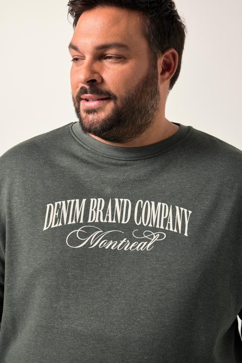 Produktbild Men+ Sweatshirt, Melangesweat, Brustprint (8XL)