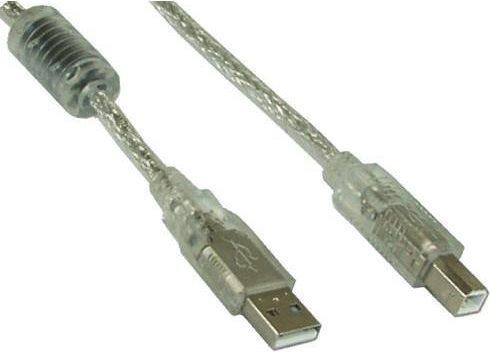 Actual product image InLine Cable USB USB-A - USB-B 5 m Black (34555) (5 m, USB 2.0)