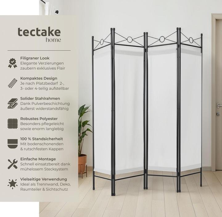 Image du produit tectake 2x Paravent