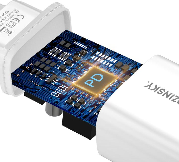 Actual product image Wozinsky WGWCCW 20W USB-C wall charger - white (20 W)