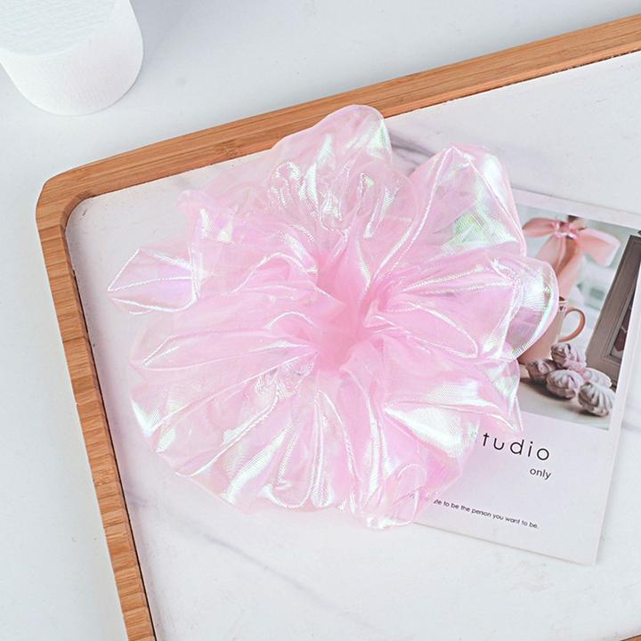 Immagine prodotto Avizar Scrunchie Glänzender Organza Uni Yumei (Elastico per capelli)