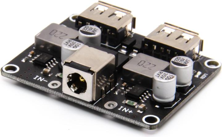 Produktbild Purecrea USB 2x QC3.0 Step-Down DC-DC Quick Charge Platine 6-32V DC
