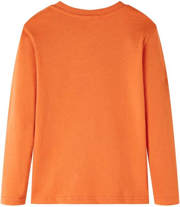 Immagine prodotto vidaXL Camicia da bambino a maniche lunghe arancione scuro 92,Materiale: 100 (92)