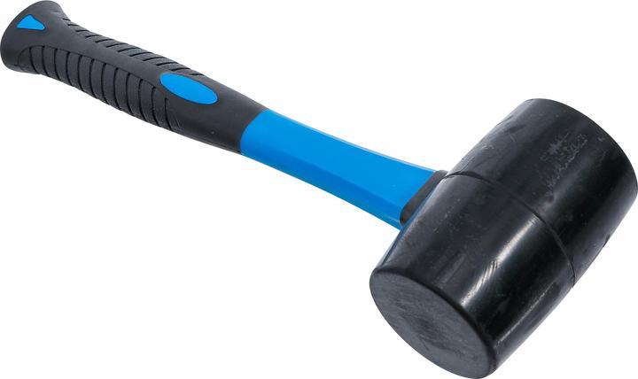 Actual product image BGS Rubber Mallet | Fibreglas Shaft | black Head | Ø 60 mm | 500 g (700 g)