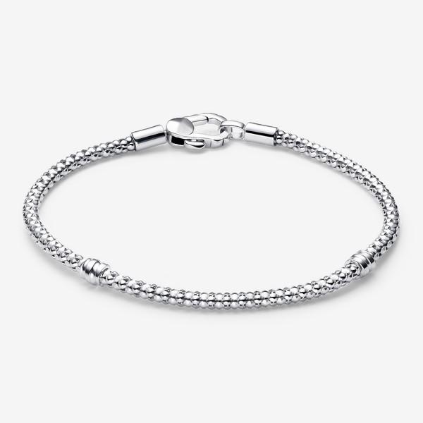 Immagine prodotto Pandora Nietenarmband mit Nietenverschluss (16 cm, Argento 925)