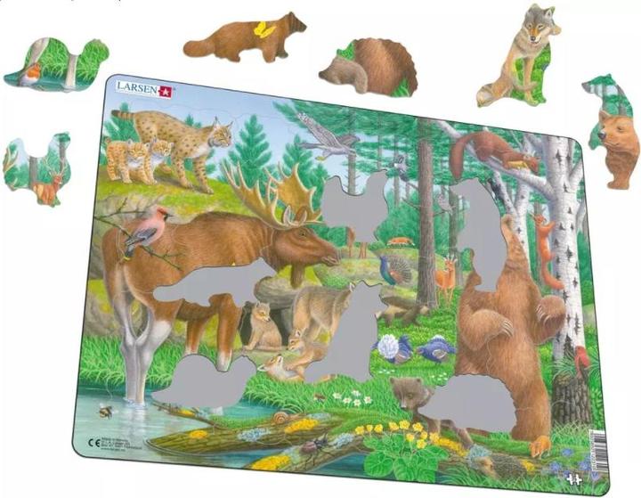 Actual product image Larsen Forest Animals (29 pieces)