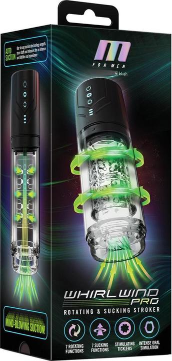 Produktbild Blush for Men Whirlwind Pro Masturbator Black 24.8 cm