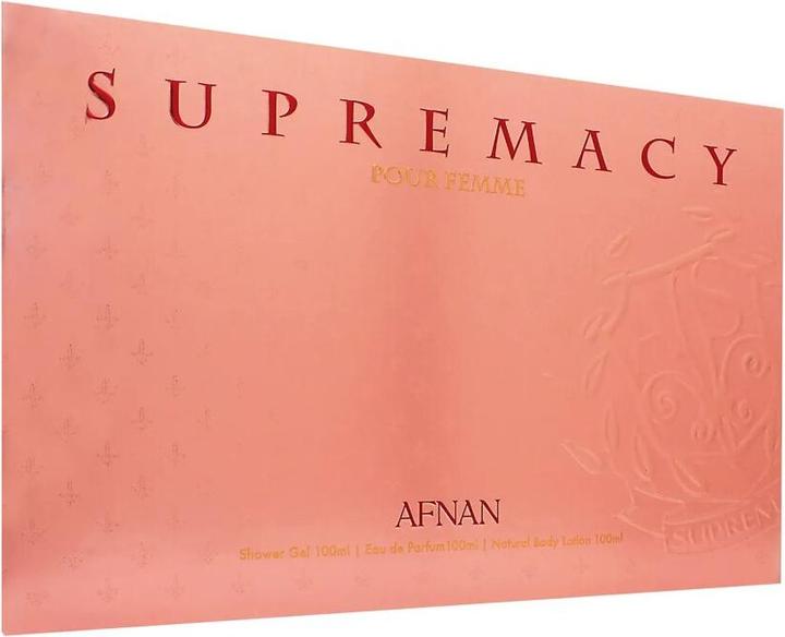 Produktbild Afnan Supremacy Pink Geschenkset Edp 100 ml, Duschgel 100 ml, und Körperlotion 100 ml (Parfum set)