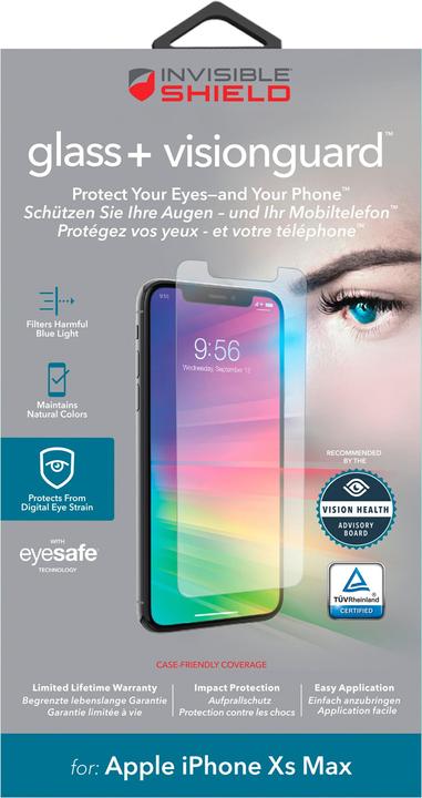 Image du produit InvisibleShield Visionguard (1 pièce(s), Apple iPhone XS Max)
