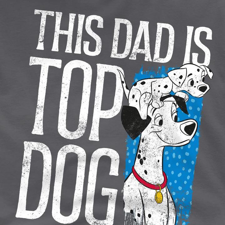 Produktbild 101 Dalmatians This Dad Is Top Dog TShirt (S)