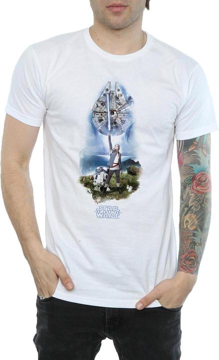 Immagine prodotto Star Wars The Last Jedi Rey Lightsaber Maglietta Uomo (M)