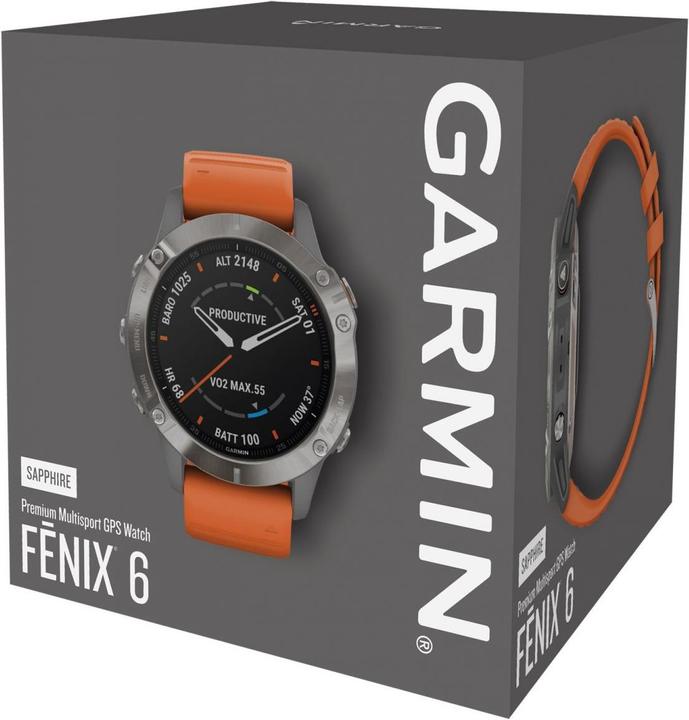 Image du produit Garmin Fenix 6 Sapphire Titanium (47 mm)
