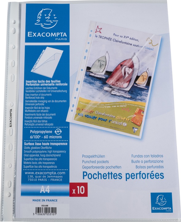 Actual product image Exacompta Sleeves and bags (A4, 10 x)