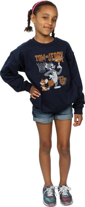 Produktbild Tom & Jerry Spinning Basketball Sweatshirt Mädchen (128)