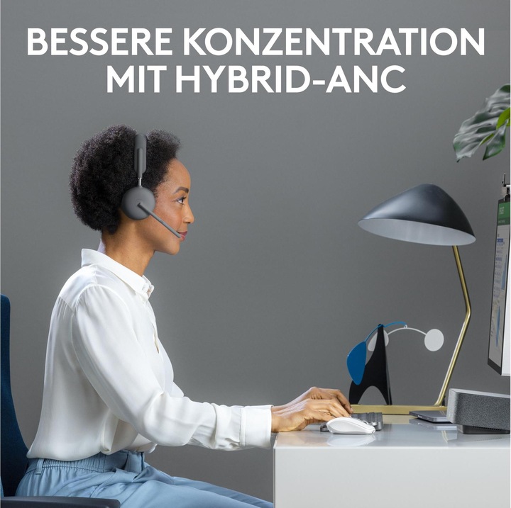 Immagine prodotto Logitech Zone Wireless 2 (Cablato, Senza fili, USB-C)
