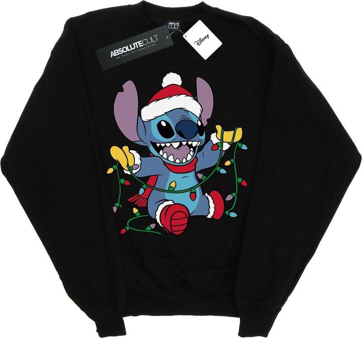 Immagine prodotto Disney Lilo And Stitch Christmas Lights Felpa Ragazze (128)